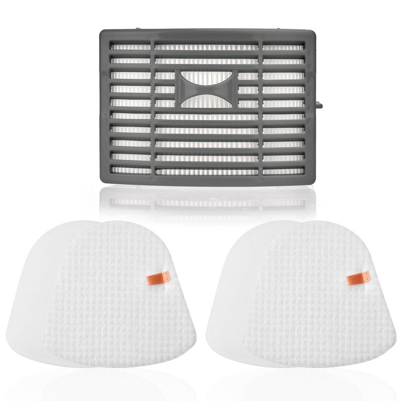 Anewise Filter Replacement for Shark Navigator NV586 NV581 NV581Q NV585 NV580 Powered Lift Away DLX Upright Vacuum, 1 HEPA Post Filter +2 Foam & Felt Filters, Compare to Part # XFFT580 & XHEP580 - Image 1
